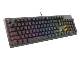 KLAWIATURA DLA GRACZY GENESIS THOR 303 CZ/SK PODŚWIETLENIE RGB MECHANICZNA RED CZARNA SWITCH HOT SWA GENESIS