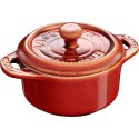 STAUB GIFT GIVING Mini cocotte okrągły 200 ml, kasztanowy STAUB