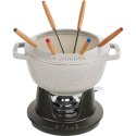 Zestaw do fondue Staub - 20 cm, Biała trufla STAUB