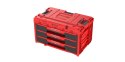 QBRICK SYSTEM ONE DRAWER 3 TOOLBOX 2.0 RED ULTRA HD CUSTOM QBRICK System