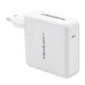 Qoltec Ładowarka sieciowa FAST 96W | 5-20V | 3- 4.7A | USB C PD | Laptop | Smartfon | Biała Qoltec