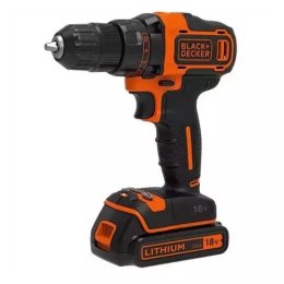 Wiertarko-wkrętarka 18.0v/1.5ah, li-ion, 2 aku 2 biegi BLACK+DECKER