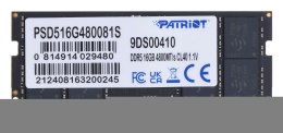 PATRIOT SIGNATURE SO-DIMM DDR5 16GB 4800MHz 1 Rank Patriot Memory