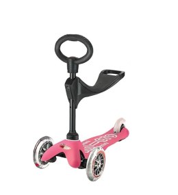 Micro Trójkołowa hulajnoga/jeździk Mini 3w1 Deluxe Pink Micro