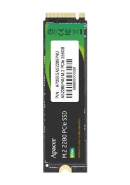 Dysk SSD Apacer AS2280P4U 256GB M.2 PCIe Gen3x4 2280 (3500/1200 MB/s) 3D NAND Apacer