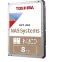 Toshiba N300 NAS dysk twardy 8 TB 7200 RPM 256 MB 3.5" Serial ATA III Toshiba