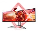 AOC AG493QCX LED display 124 cm (48.8") 3840 x 1080 px Double Full HD Czarny AOC