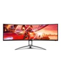 AOC AG493QCX LED display 124 cm (48.8") 3840 x 1080 px Double Full HD Czarny AOC