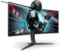 AOC G2 CU34G2X/BK monitor komputerowy 86,4 cm (34") 3440 x 1440 px Quad HD LED Czarny AOC