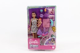 Barbie Opiekunka Zestaw z wózkiem i bobasem + Lalki GXT34 (FHY97) MATTEL