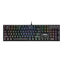 Klawiatura przewodowa Defender MIRAX GK-352 MECHANICZNA podświetlana gaming RGB outemu blue Defender