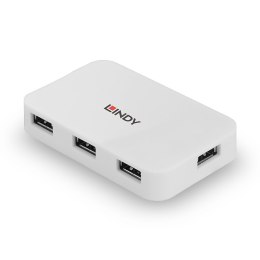 Lindy 43143 huby i koncentratory USB 3.2 Gen 1 (3.1 Gen 1) Type-A 5000 Mbit/s Biały LINDY