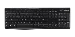 Logitech K270 klawiatura RF Wireless QWERTY Czarny Logitech