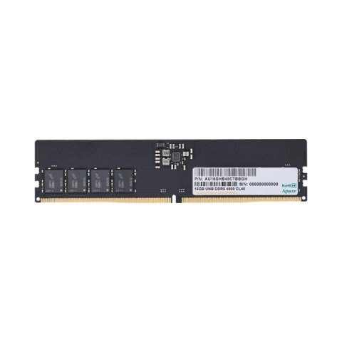 Pamięć DDR5 Apacer 16GB (1x16GB) 4800MHz CL40 1,1V Apacer