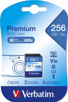 Verbatim Premium 256 GB SDXC UHS-I Klasa 10 Verbatim