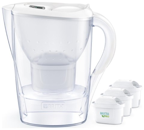 Dzbanek filtrujący Brita Marella+3 Maxtra Pro PP (biały ; 2,4l) BRITA