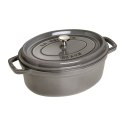 Garnek żeliwny owalny STAUB 40509-317-0 - grafitowy 4.2 ltr ZWILLING