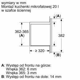 Kuchenka mikrofalowa BOSCH BEL620MB3 BOSCH