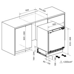 Chłodziarka MPM-116-CJI-17/E biała do zabudowy MPM