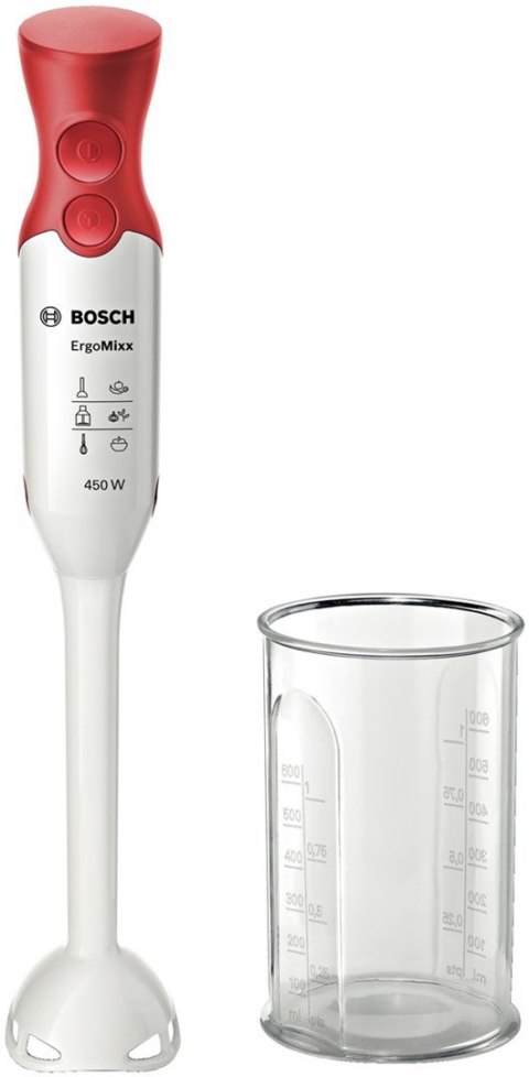 Blender ręczny BOSCH MSM64010 (450W; kolor biały, kolor czerwony) BOSCH