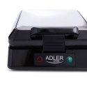 Gofrownica Adler AD 3036 (1500W; kolor srebrny) Adler