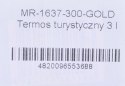 Termos turystyczny 3 l MR-1637-300-GOLD Maestro Maestro