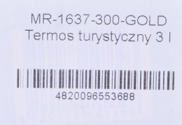 Termos turystyczny 3 l MR-1637-300-GOLD Maestro Maestro