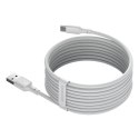 BASEUS KABEL USB/USB-C SIMPLE WISDOM, 40W, 5A, 1.5M BIAŁY Baseus