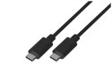 Kabel Lanberg CA-CMCM-10CU-0010-BK (USB typu C - USB typu C ; 1m; kolor czarny) Lanberg