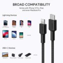 AUKEY CB-CL03 NYLONOWY KABEL USB C-LIGHTNING 2M PD AUKEY