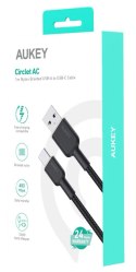 AUKEY CB-NAC1 KABEL USB-C QC PD 1M 3A 60W NYLON AUKEY