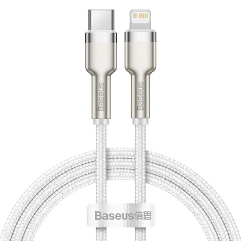 BASEUS KABEL USB-C LIGHTNING CAFULE PD 1M BIAŁY Baseus