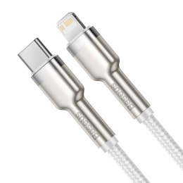 BASEUS KABEL USB-C LIGHTNING CAFULE PD 1M BIAŁY Baseus