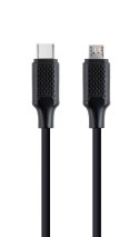 GEMBIRD KABEL USB TYPE-C(M) -> USB MICRO (M) ŁADOWANIE/TRANSMISJA DANYCH, 1.5M, CZARNY GEMBIRD