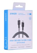 Kabel Anker 322 USB-C do USB-C 1.8m czarny ANKER