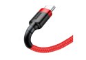 Kabel Baseus Cafule CATKLF-A09 (USB 2.0 - USB typu C ; 0,50m; kolor czerwony) Baseus