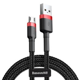 Kabel Baseus cafule CAMKLF-C91 (USB M - Micro USB M; 2m; kolor czarno-czerwony) Baseus