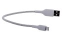 Kabel Belkin BoostCharge Braided Lightning to USB-A Cable 15cm oplot White Belkin