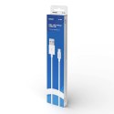 Kabel SAVIO CL-125 (USB typu C - USB 2.0 typu A ; 1m; kolor biały) SAVIO