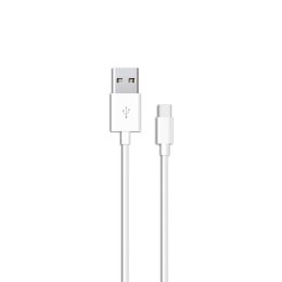 Kabel SAVIO CL-126 (USB typu C - USB 2.0 typu A ; 1m; kolor biały) SAVIO