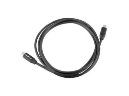 LANBERG KABEL USB-C 2.0 M/M 1M PREMIUM QC 4.0 POWER DELIVERY 60W CZARNY CA-CMCM-40CU-0010-BK Lanberg