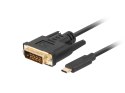 LANBERG KABEL USB-C(M)->DVI-D(24+1)(M) 0.5M CZARNY CA-CMDV-10CU-0005-BK Lanberg