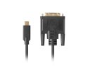 LANBERG KABEL USB-C(M)->DVI-D(24+1)(M) 0.5M CZARNY CA-CMDV-10CU-0005-BK Lanberg