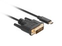 LANBERG KABEL USB-C(M)->DVI-D(24+1)(M) 0.5M CZARNY CA-CMDV-10CU-0005-BK Lanberg