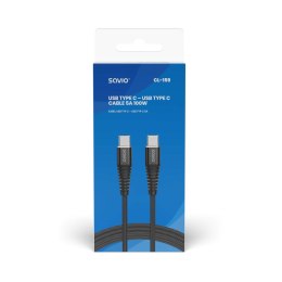 SAVIO KABEL USB TYP C - USB TYP C 5A, 1M CL-159 SAVIO