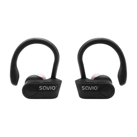 Słuchawki bezprzewodowe SAVIO TWS-03 (bluetooth; bezprzewodowe, Bluetooth; z wbudowanym mikrofonem; kolor czarny SAVIO