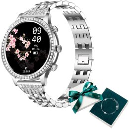 Smartwatch damski Manta Diamond Lusso srebrny + bransoletka YES Manta Multimedia Sp. z o.o.