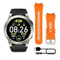 Smartwatch sportowy Manta Activ X GPS srebrny + pomarańczowy pasek Manta Multimedia Sp. z o.o.