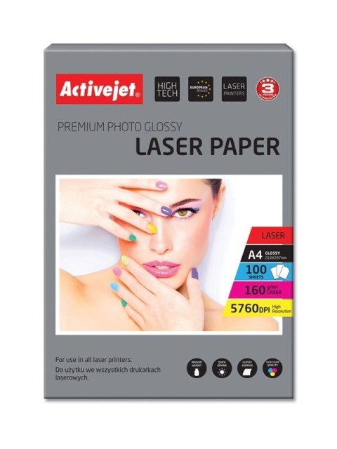 Activejet AP4-160G100L Papier fotograficzny błyszczący (A4; 100 szt.) Activejet