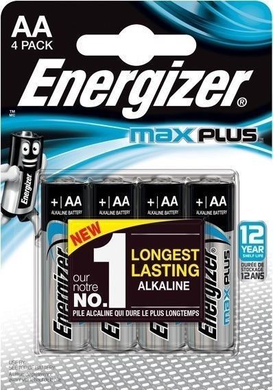 ENERGIZER BATERIA MAX PLUS AA LR6, 4 ECO ENERGIZER